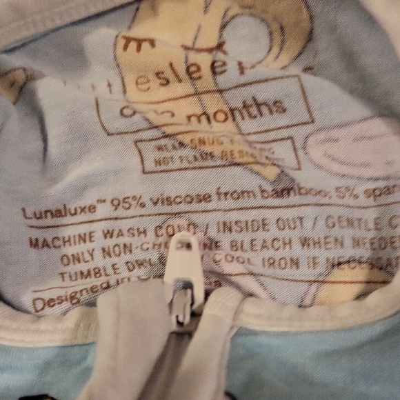 Little Sleepies Blue and Yellow Banana One Piece - Picture 3 of 4